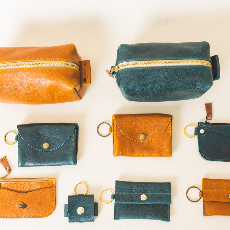 All Leather Essentials Pouch Bird and Barn READY TO SHIP