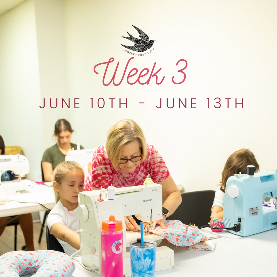 Summer Sewing Camp 2025 | Week 3 | June 10th - 13th