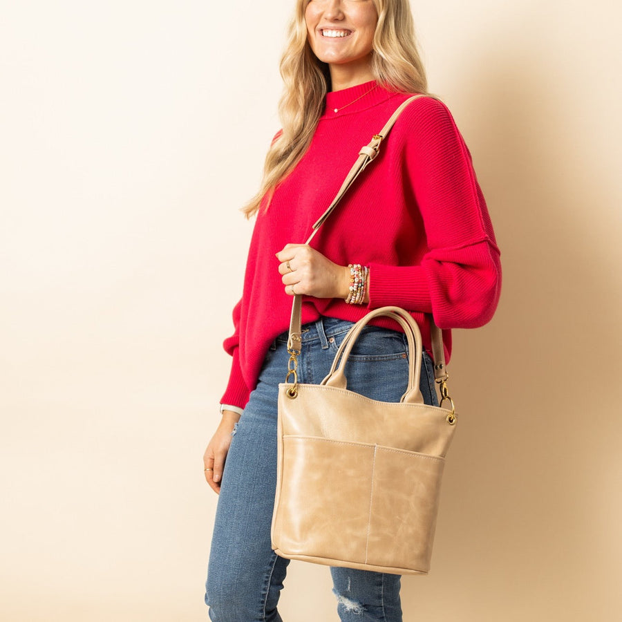Sutton Jr Tote with Handles MADE TO ORDER