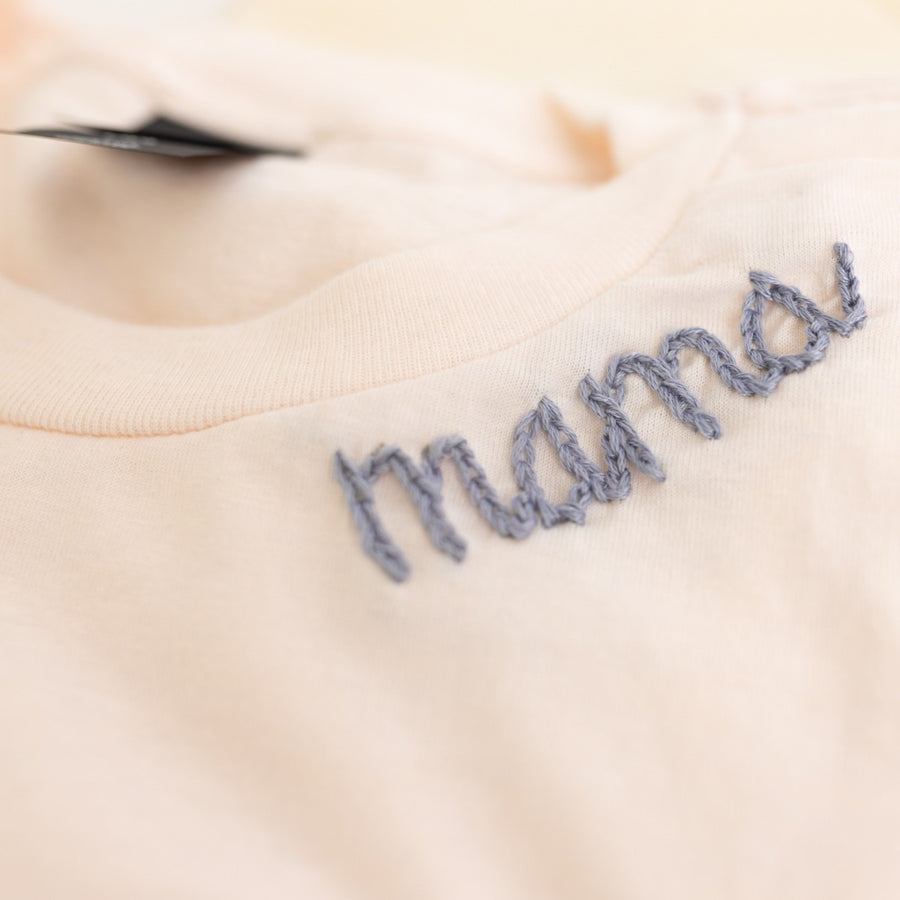 Embroidery Mama Shirt MADE TO ORDER
