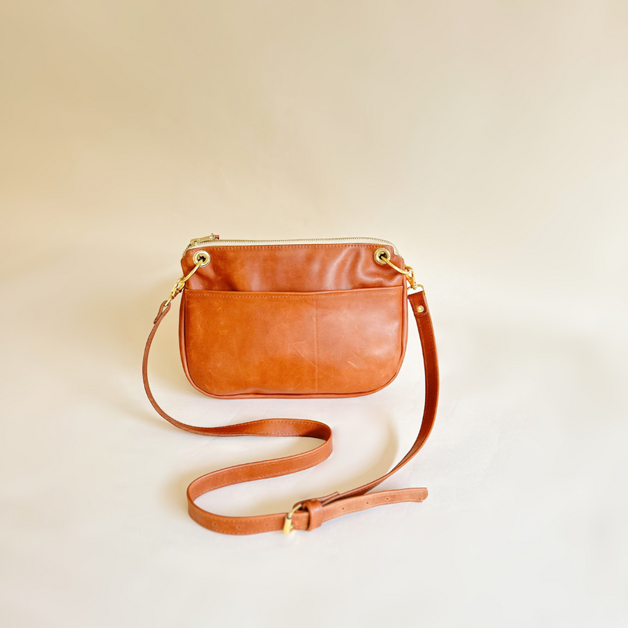 Jean Crossbody Cognac READY TO SHIP