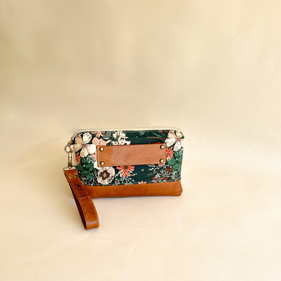 New To You - Ivey Wristlet Wallet Genuine Leather Trim