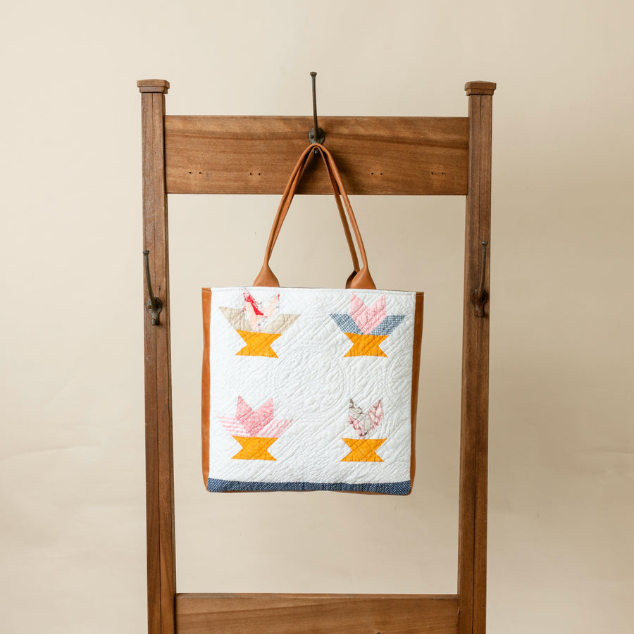 Flower Basket Quilted Keenon Marie Tote 2