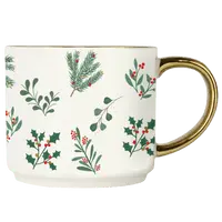 Sweet Water Decor Holiday Greenery Coffee Mug
