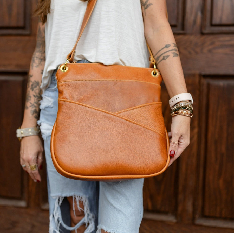 Tara Jill Crossbody Cognac READY TO SHIP