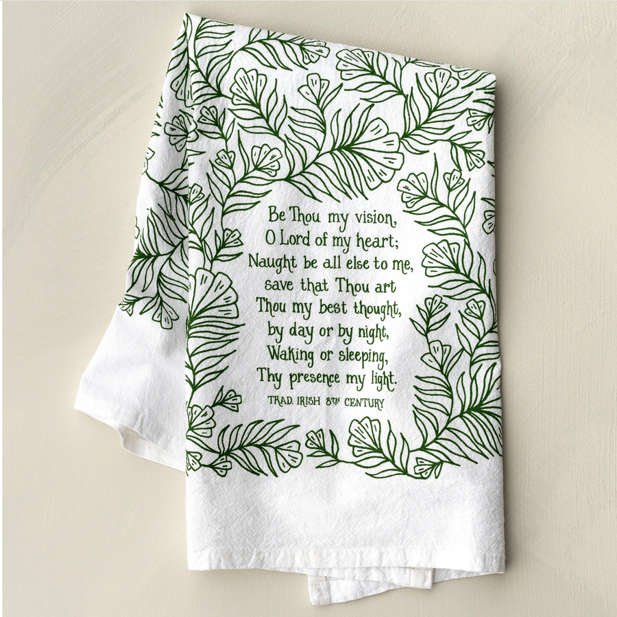 Be Thou My Vision Hymn Tea Towel — 24"x20"