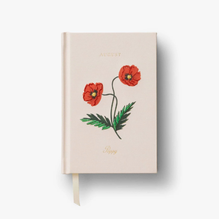 Rifle Paper Co. Embroidered Birth Month Journal