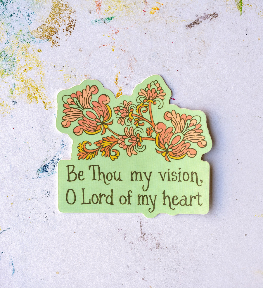 Little Things Studio Be Thou My Vision Sticker