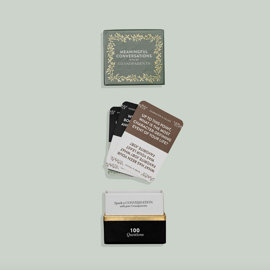 Meaningful Conversations with My Grandparents Card Deck