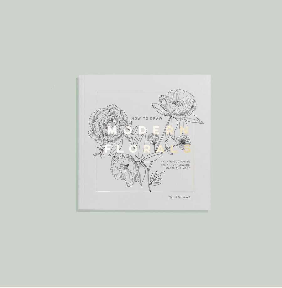 How To Draw Modern Florals (Stocking Stuffers)