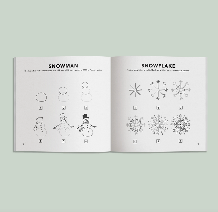 Winter Things: How to Draw Books for Kids