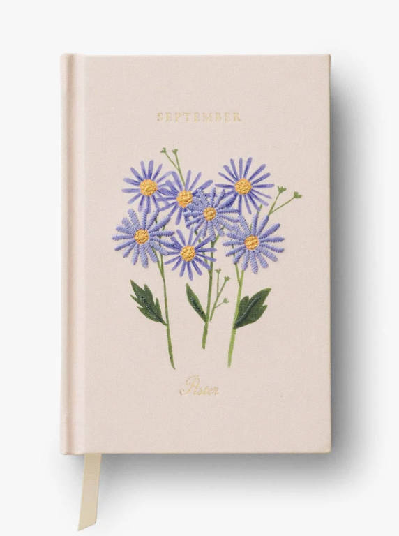 Rifle Paper Co. Embroidered Birth Month Journal