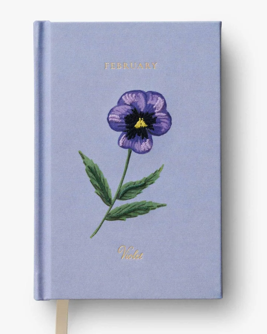Rifle Paper Co. Embroidered Birth Month Journal