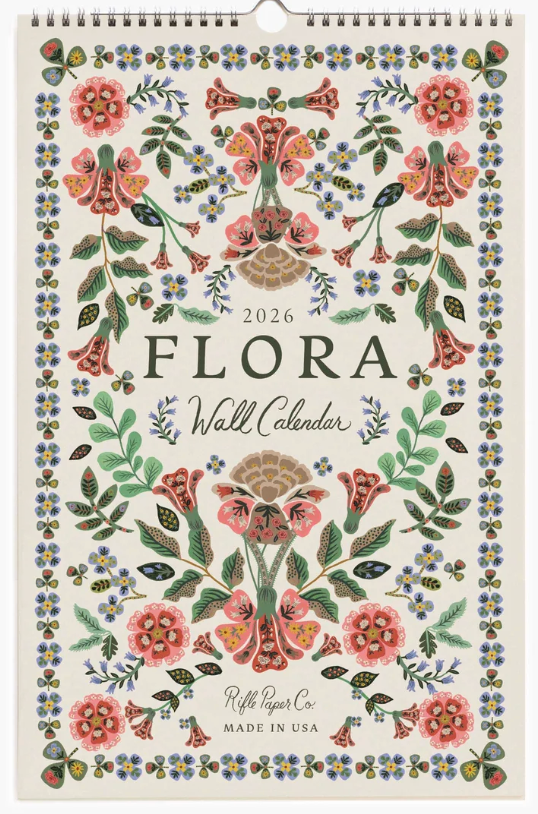 Rifle Paper Co. 2026 Flora Wall Calendar
