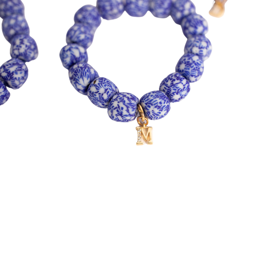 Beaded Initial Bracelet MADE TO ORDER