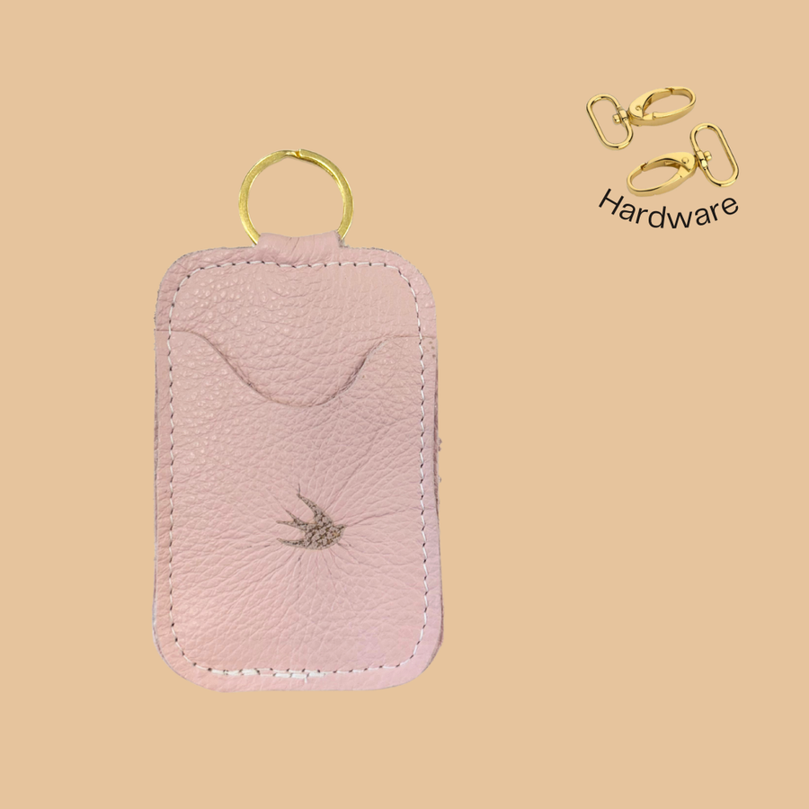 All Leather Keychain Cardholder