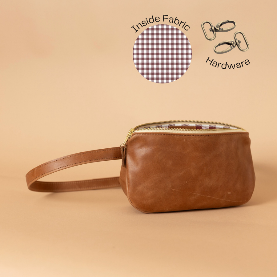CleVegas Belt Bag in Cognac