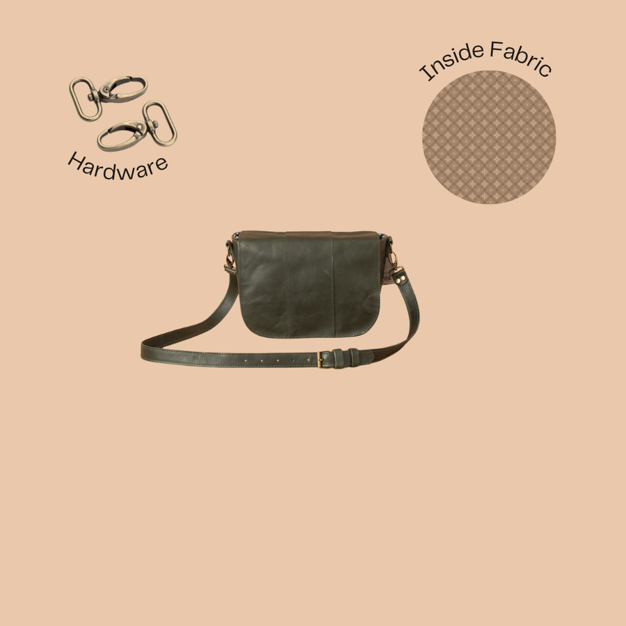 Mini Derby in Forest Green Leather