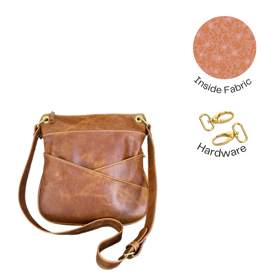 Tara Jill Crossbody Cognac READY TO SHIP