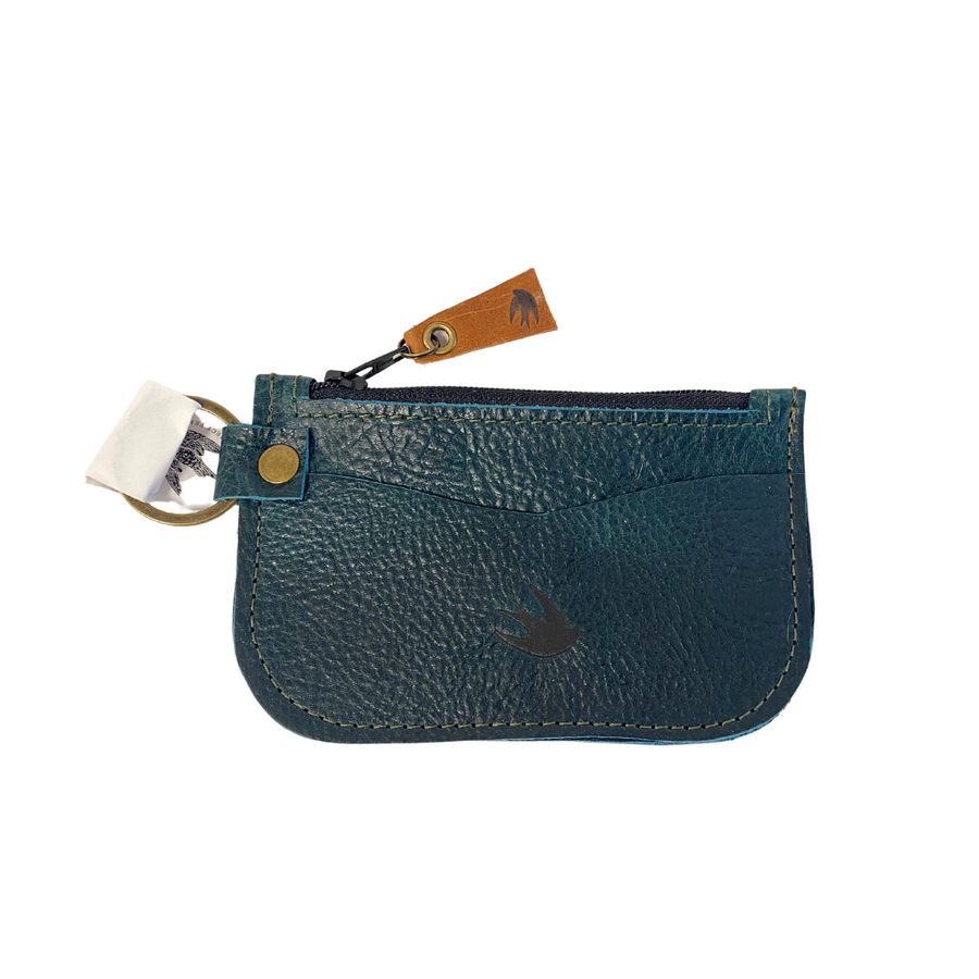 Bishop Key- Coin and Card Pouch Emerald