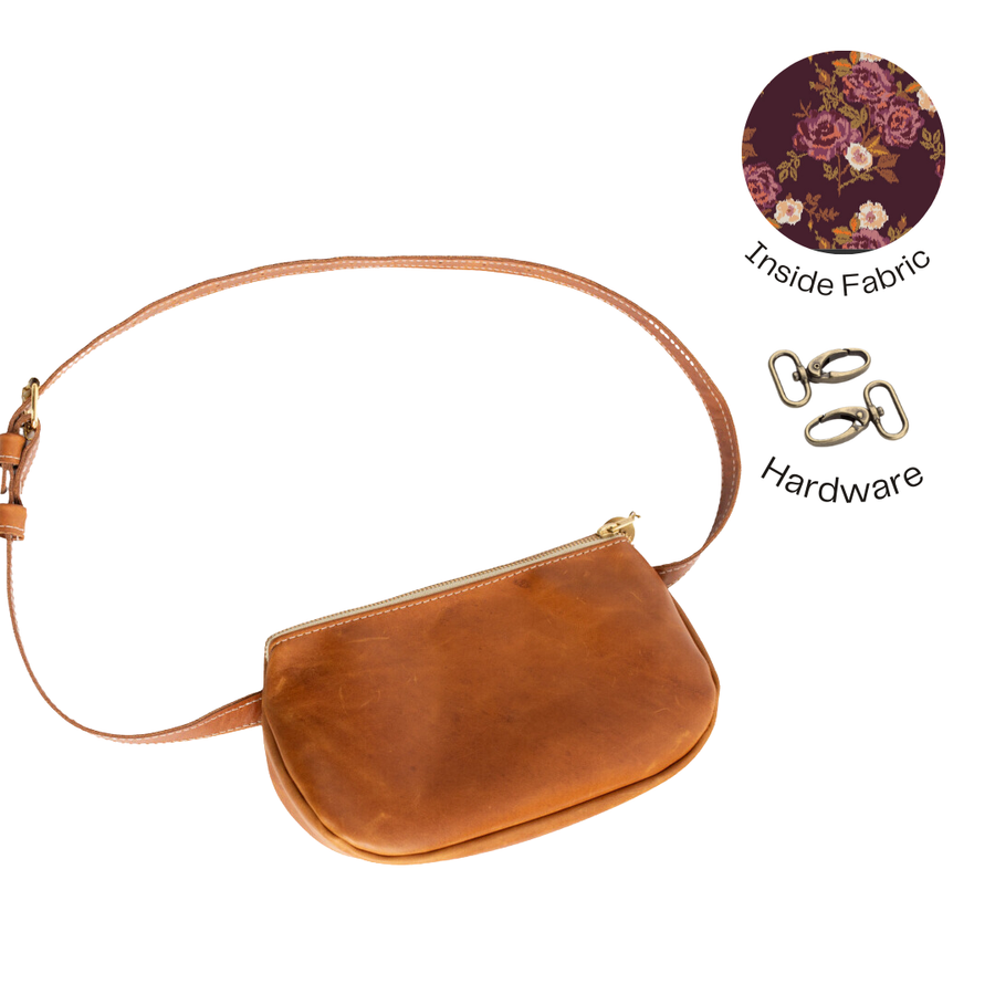 CleVegas Belt Bag Cognac READY TO SHIP