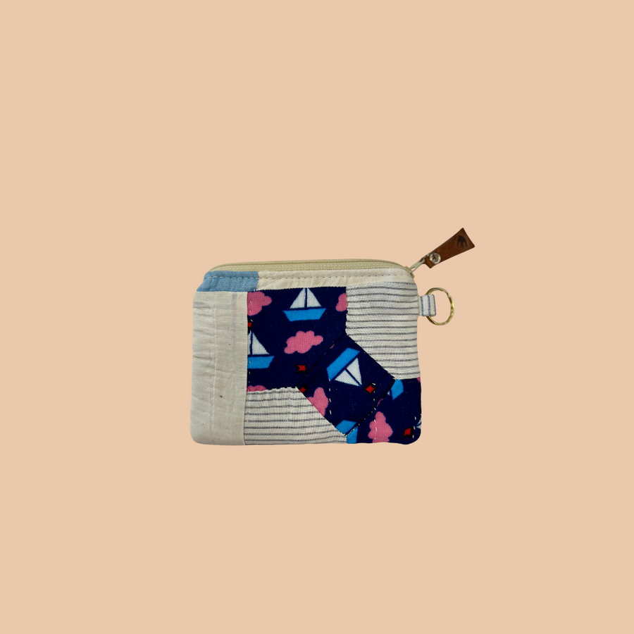 Quilted Small Ivey Wristlet Wallet Genuine Leather- Multiple Options