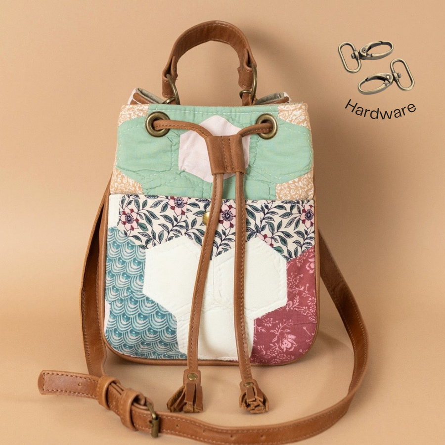 Gina Maria Bucket Bag Vintage Quilt #2