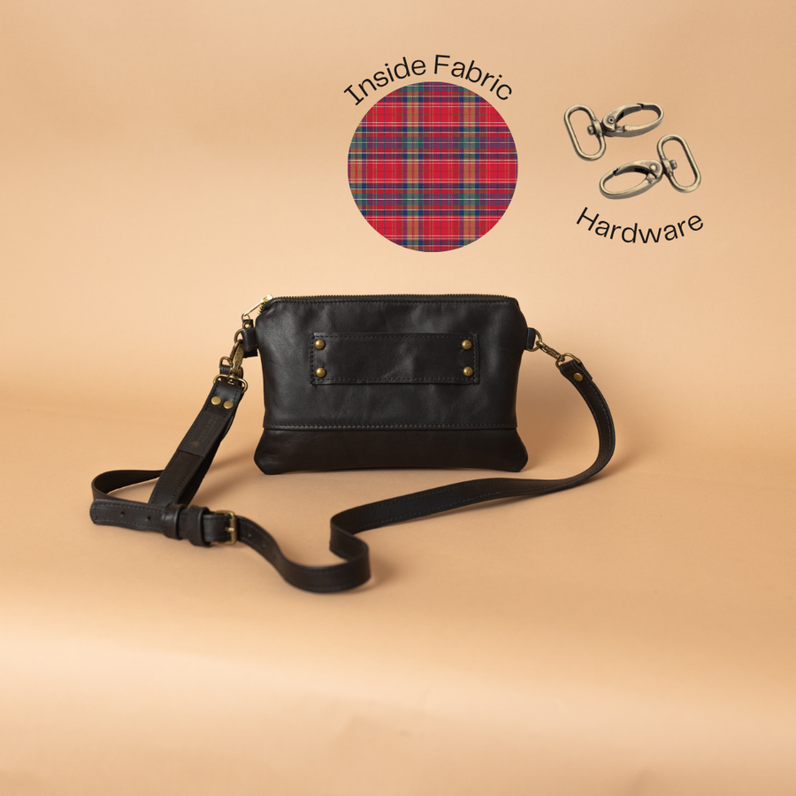 Ivey Wallet Crossbody in Black