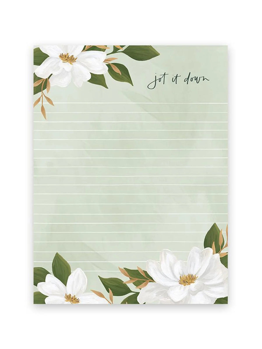 One Canoe Magnolia Lined Notepad