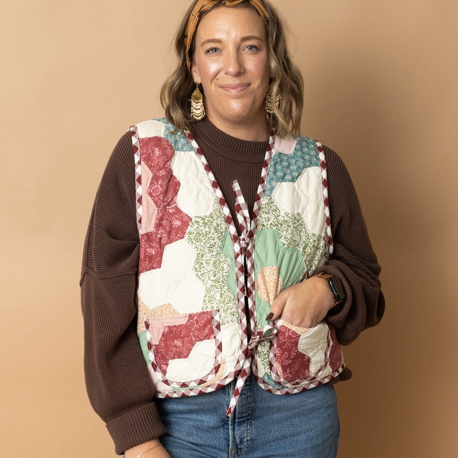 Nellie Tie Vest L/XL