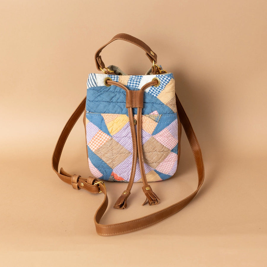 Gina Maria Bucket Bag Vintage Quilt #1