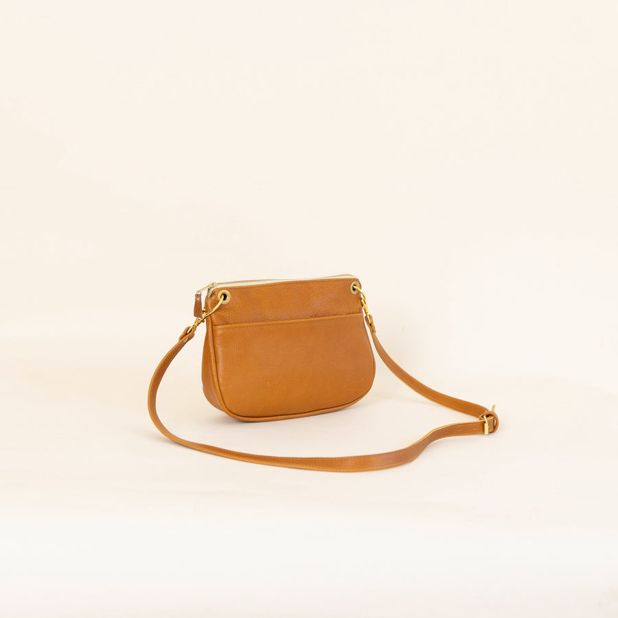 Jean Crossbody Saddle Brown READY TO SHIP