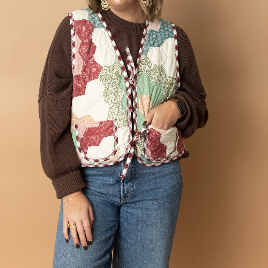 Nellie Tie Vest L/XL