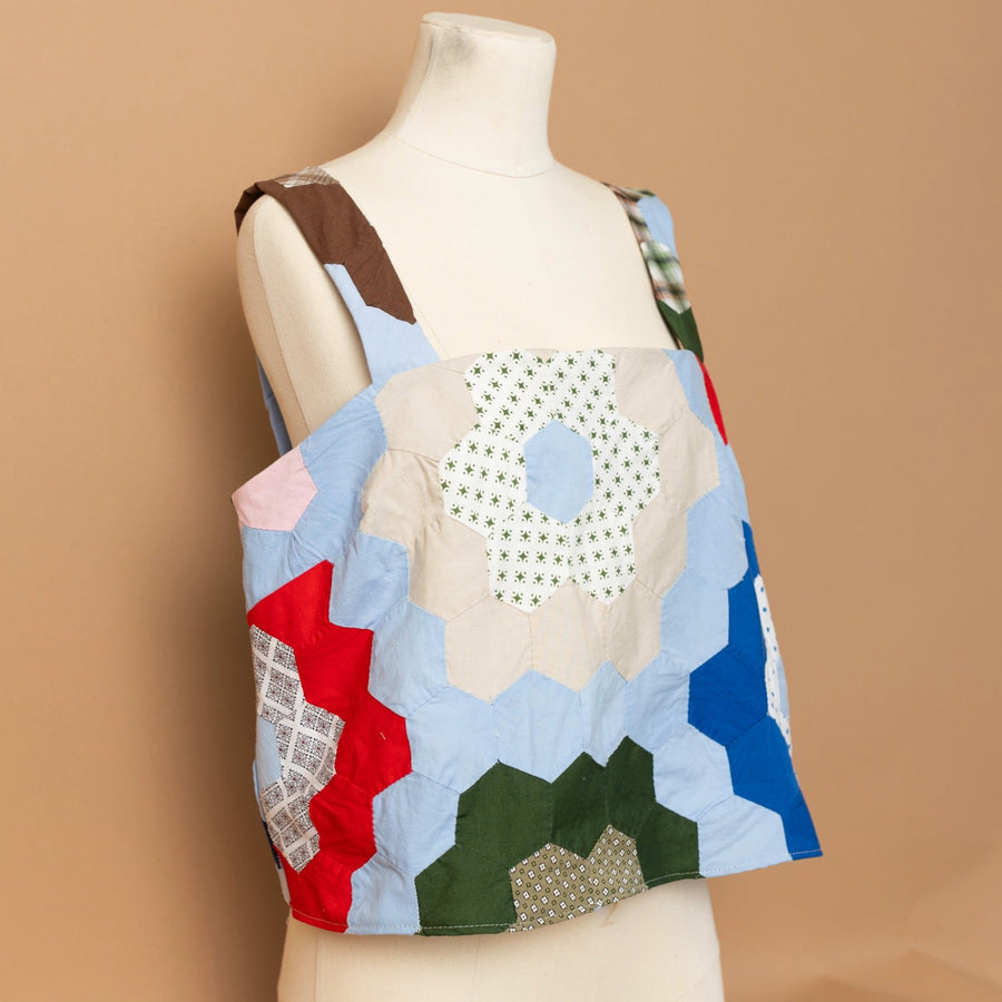 Grandmother's Garden Quilt Tank Size 6