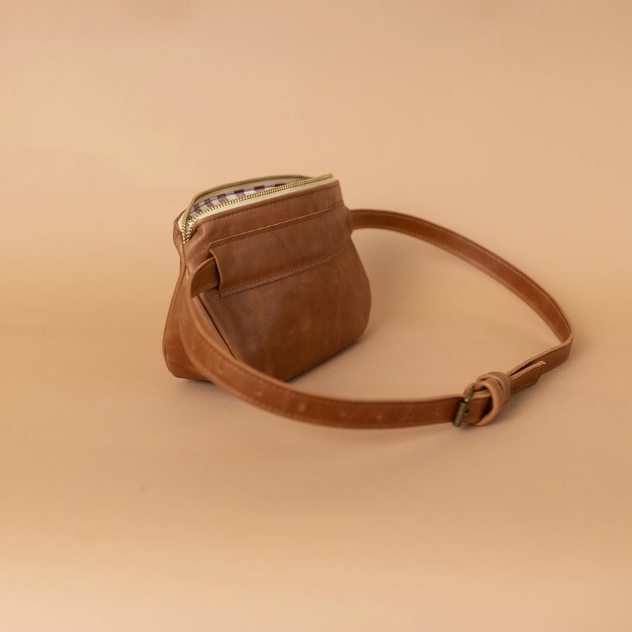 CleVegas Belt Bag in Cognac