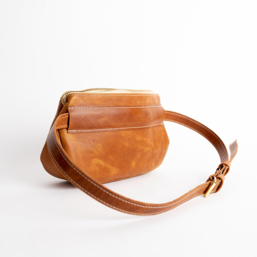 CleVegas Belt Bag Cognac READY TO SHIP