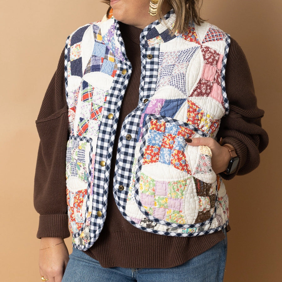 Lydia Quilt Vest M/L