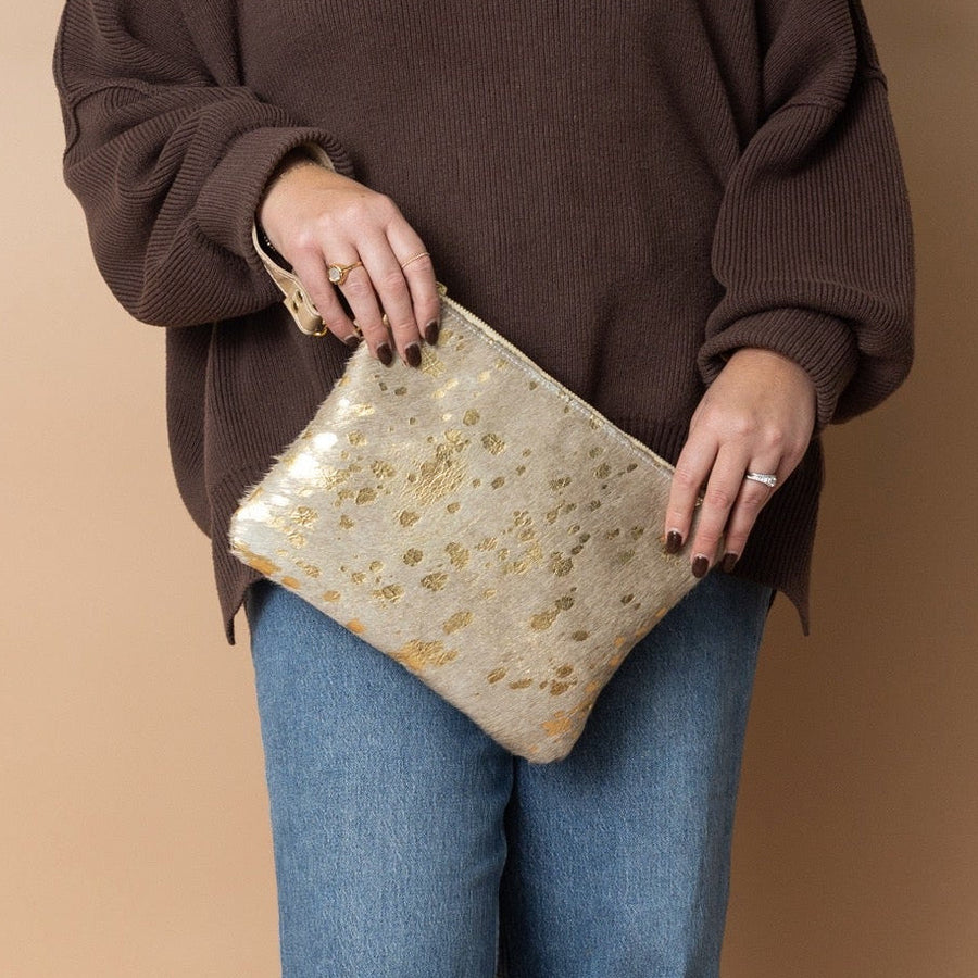 Julie Kristin Clutch Hair On Hide READY TO SHIP