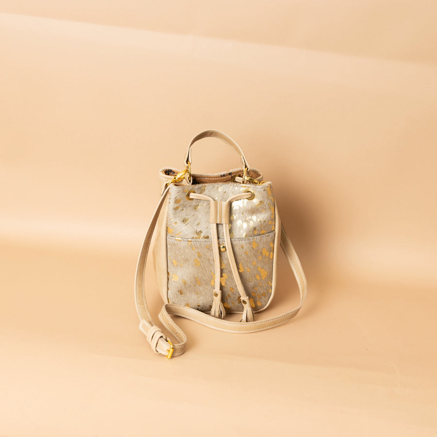Hair On Hide Gina Maria Bucket Bag