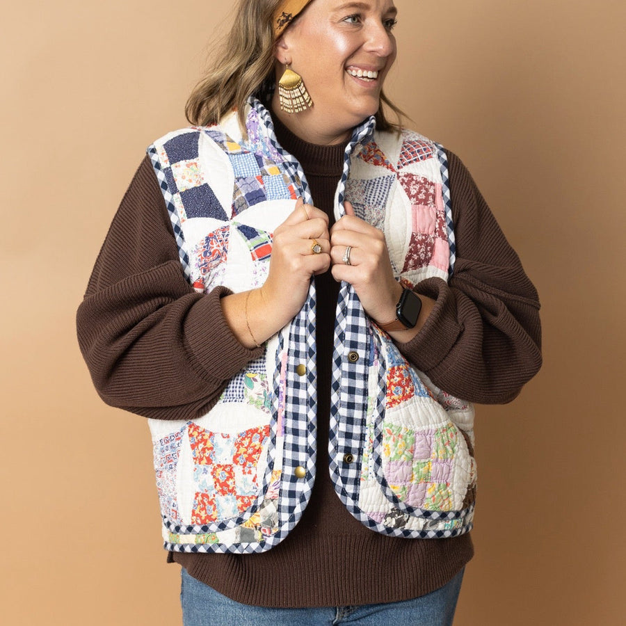 Lydia Quilt Vest M/L