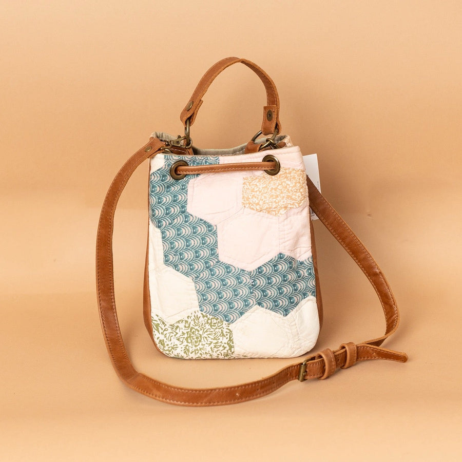 Gina Maria Bucket Bag Vintage Quilt #2