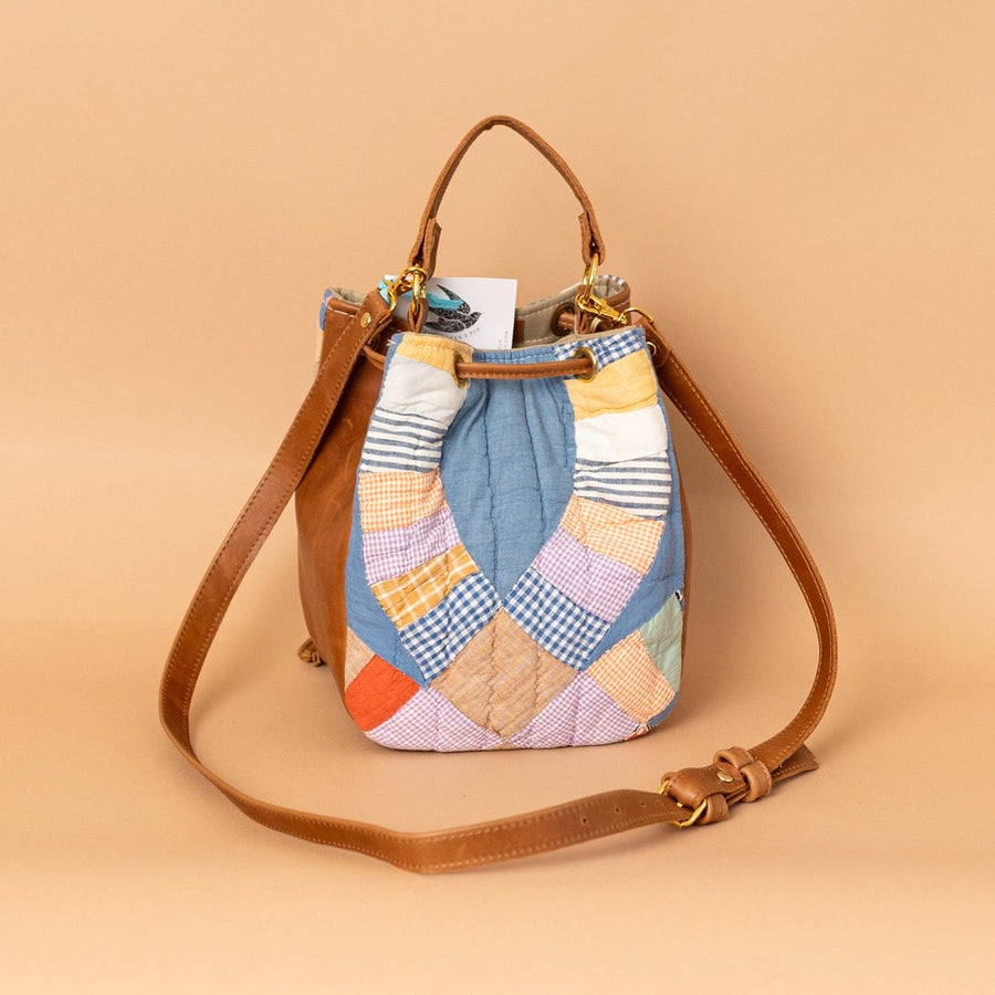 Gina Maria Bucket Bag Vintage Quilt #1
