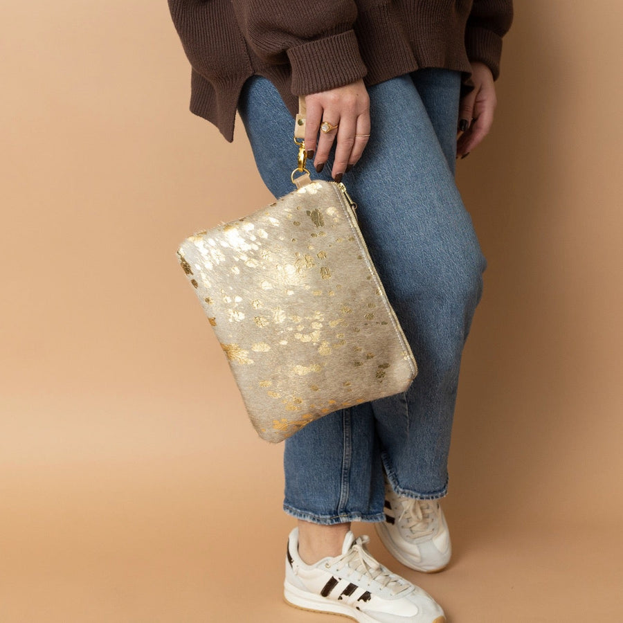 Julie Kristin Clutch Hair On Hide READY TO SHIP