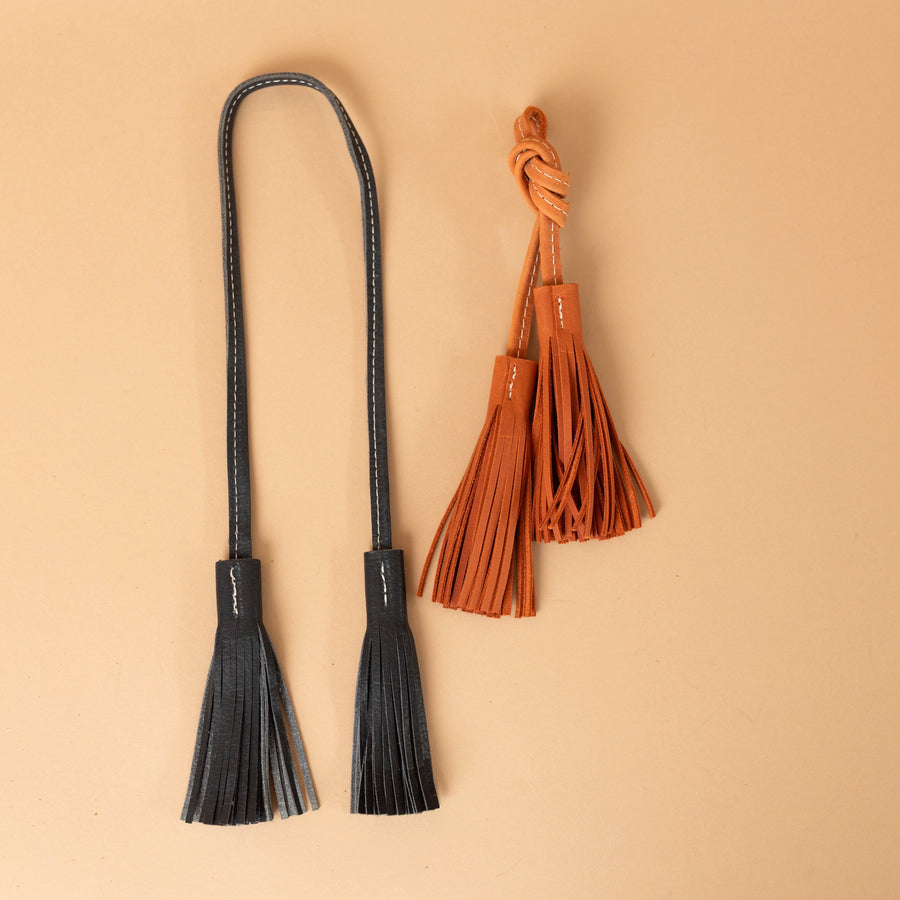 Leather Wrap Bag Tassel READY TO SHIP