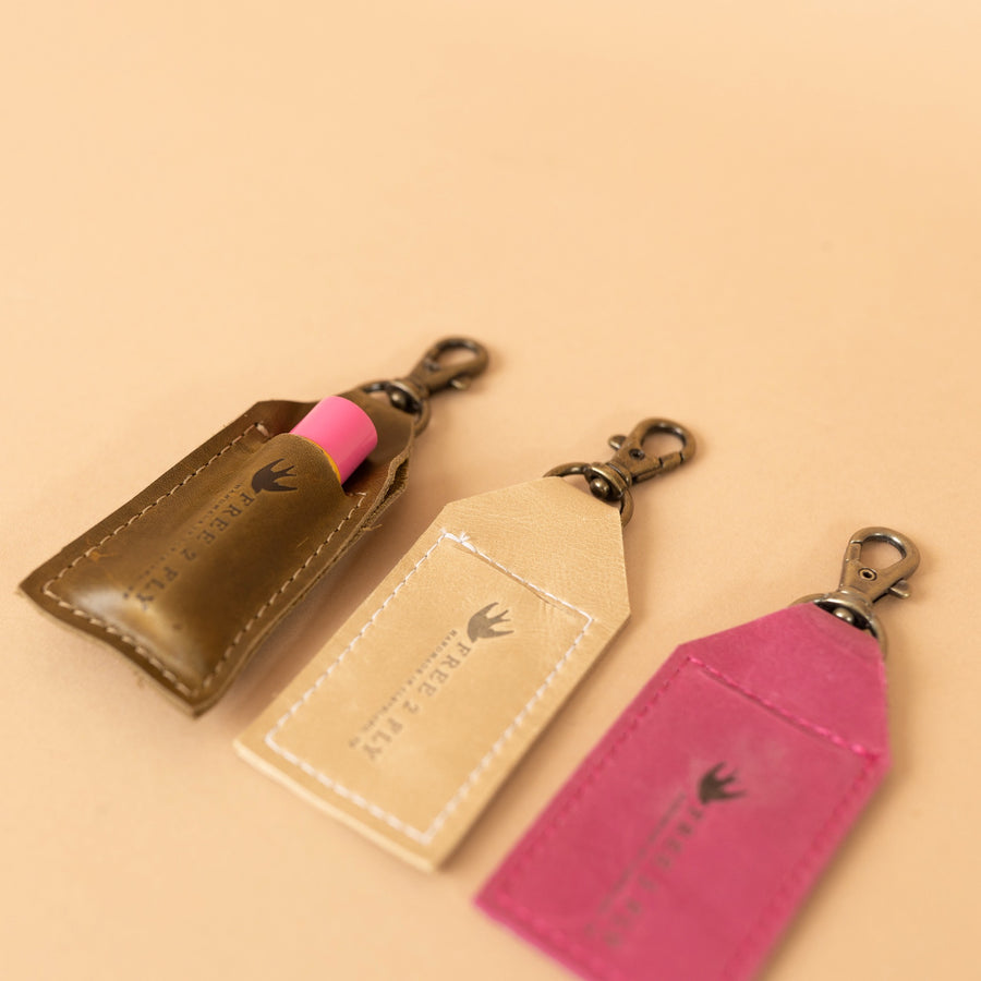 Chapstick Holder Keychain