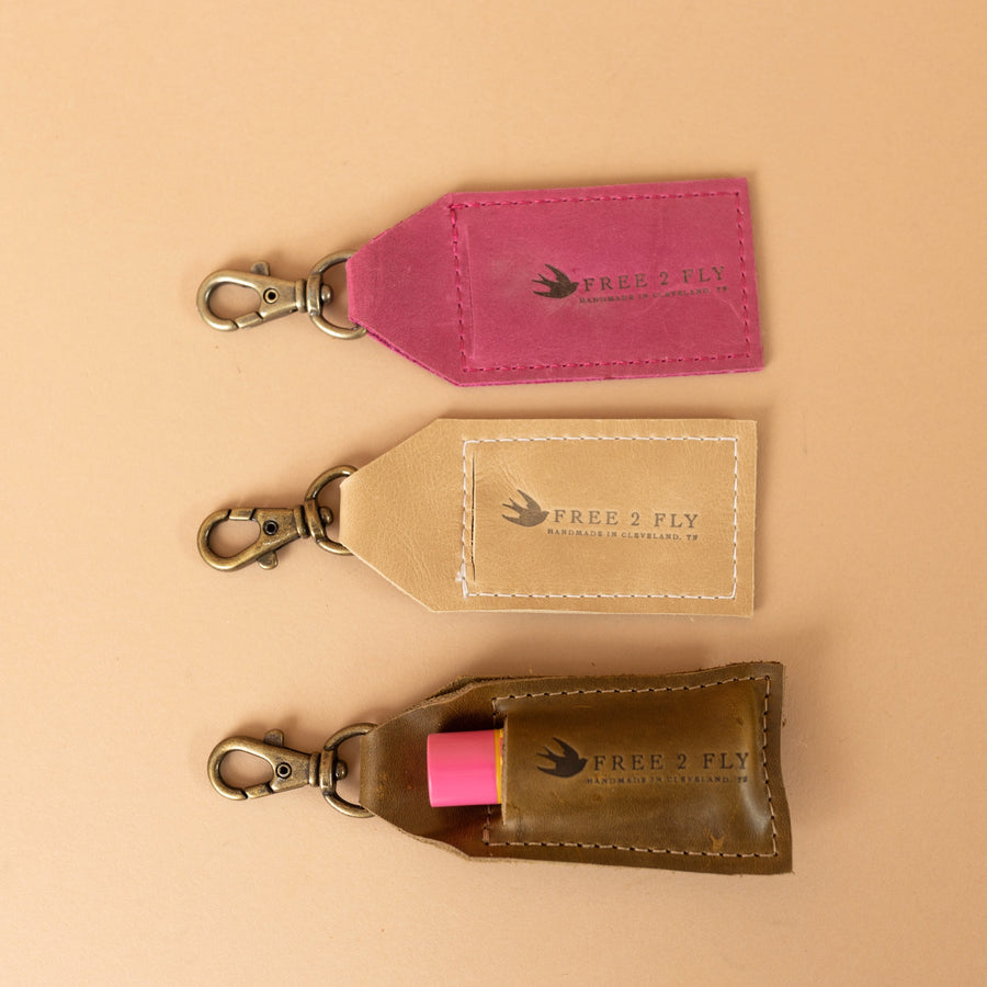 Chapstick Holder Keychain