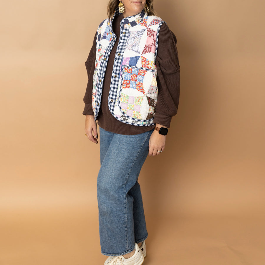 Lydia Quilt Vest M/L