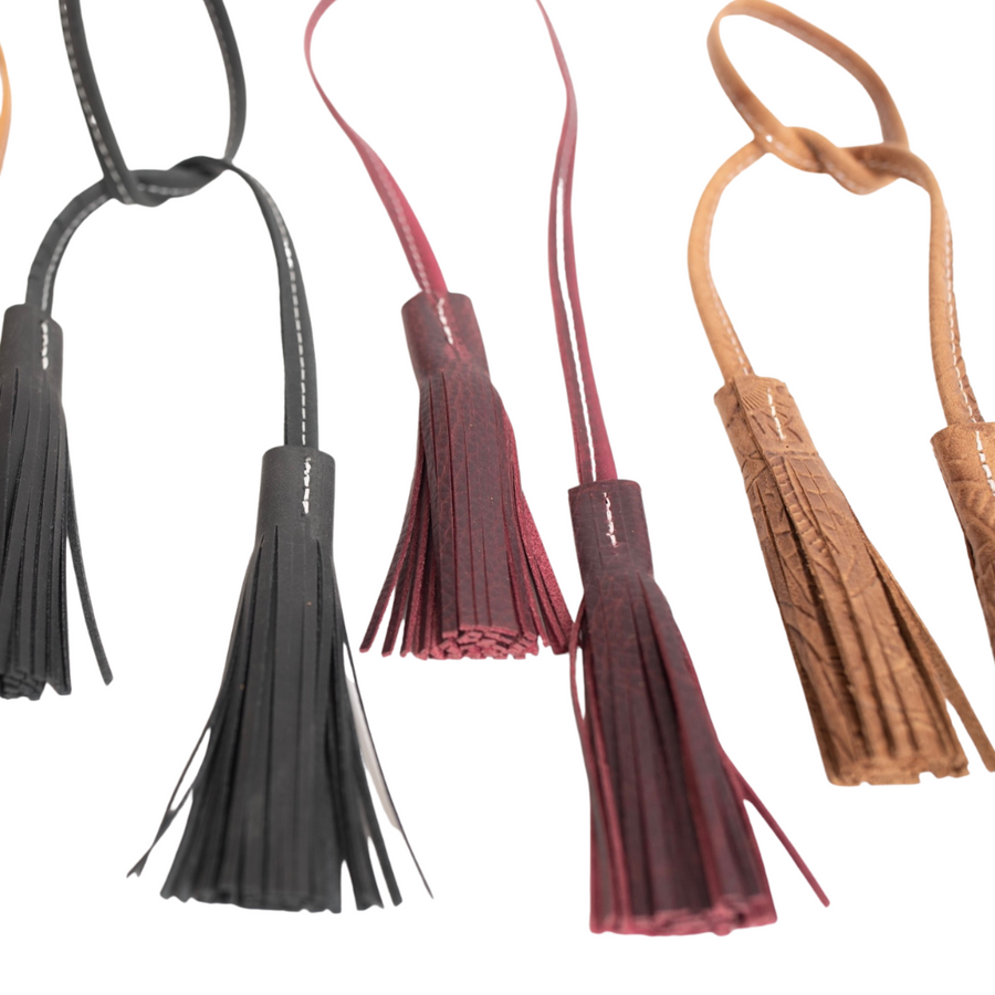 Leather Wrap Bag Tassel READY TO SHIP