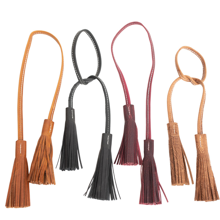 Leather Wrap Bag Tassel MADE TO ORDER