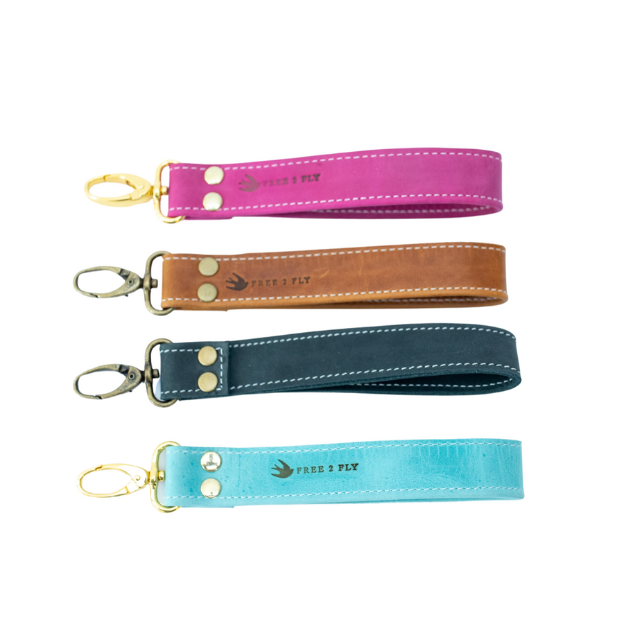 All Leather Key Fob READY TO SHIP